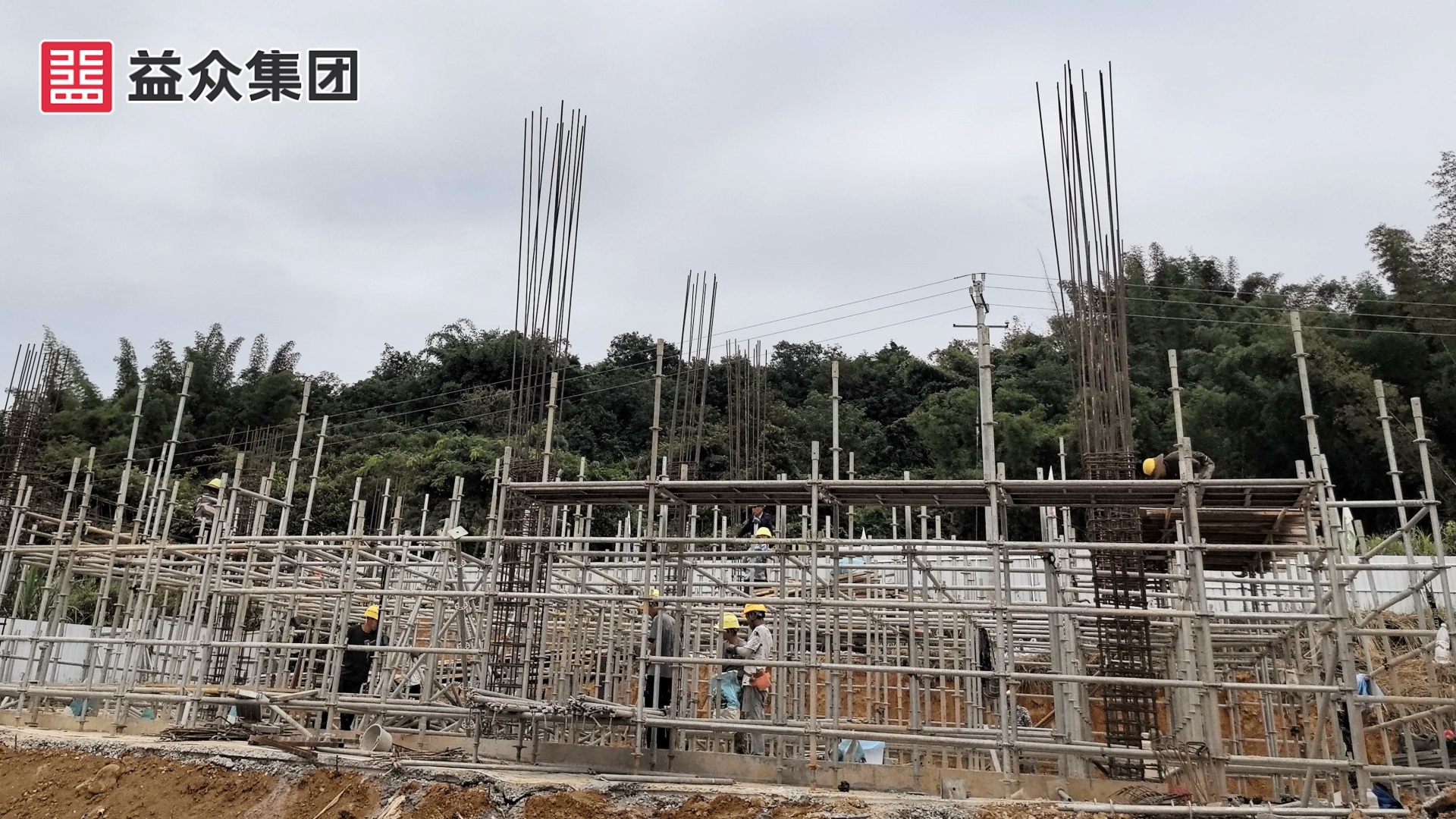 配電間、污泥脫水間支模架搭設(shè)_副本